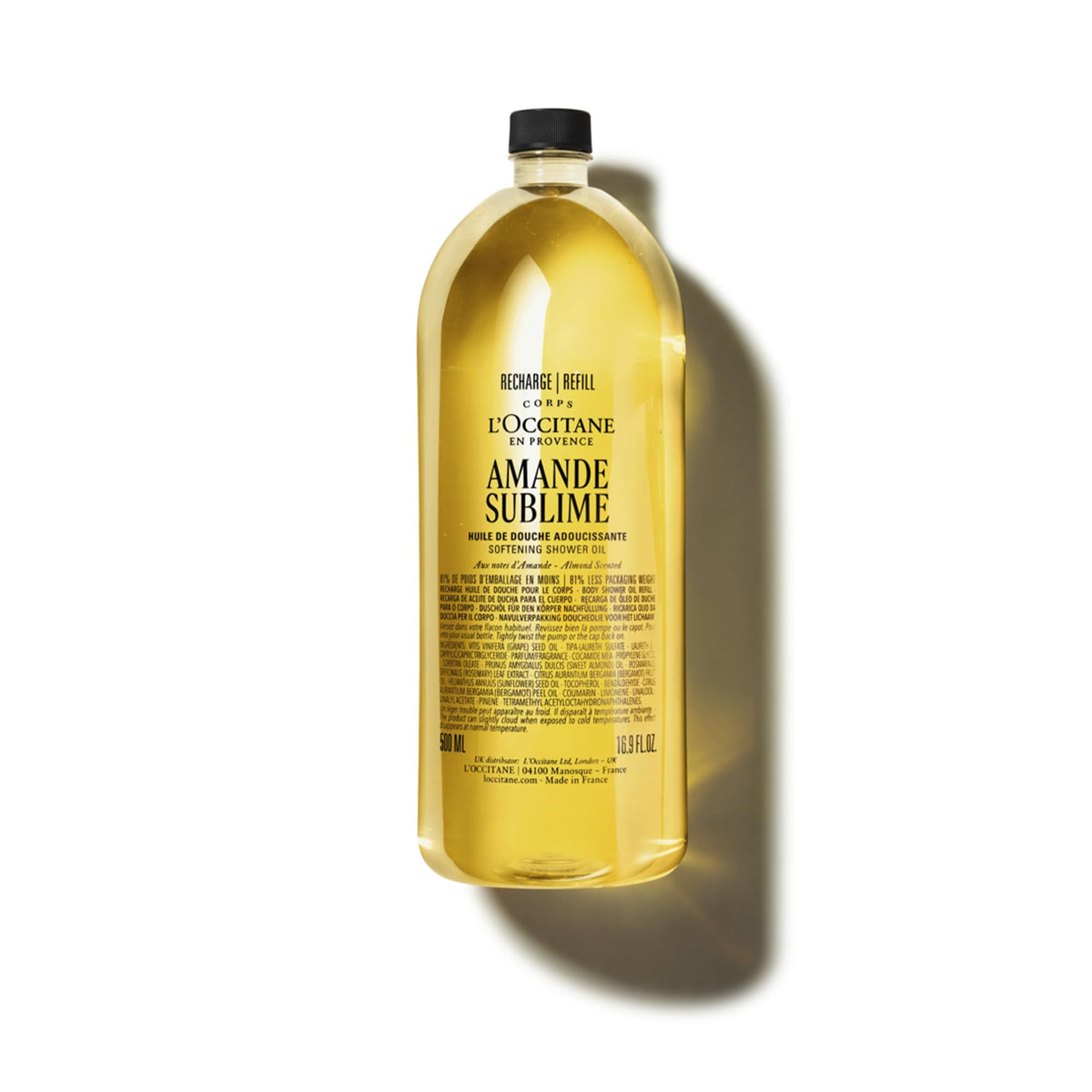 L'OCCITANE Almond Shower Oil, Body Wash & Shaving Base, Vegan