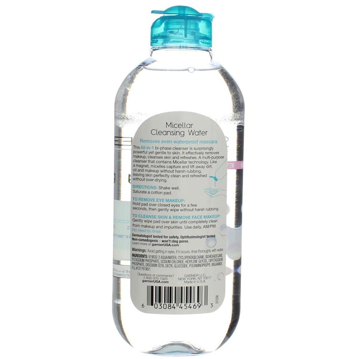 Garnier Micellar Cleansing Water 13.5 Ounce (Removes Mascara) (399ml) (6 Pack)