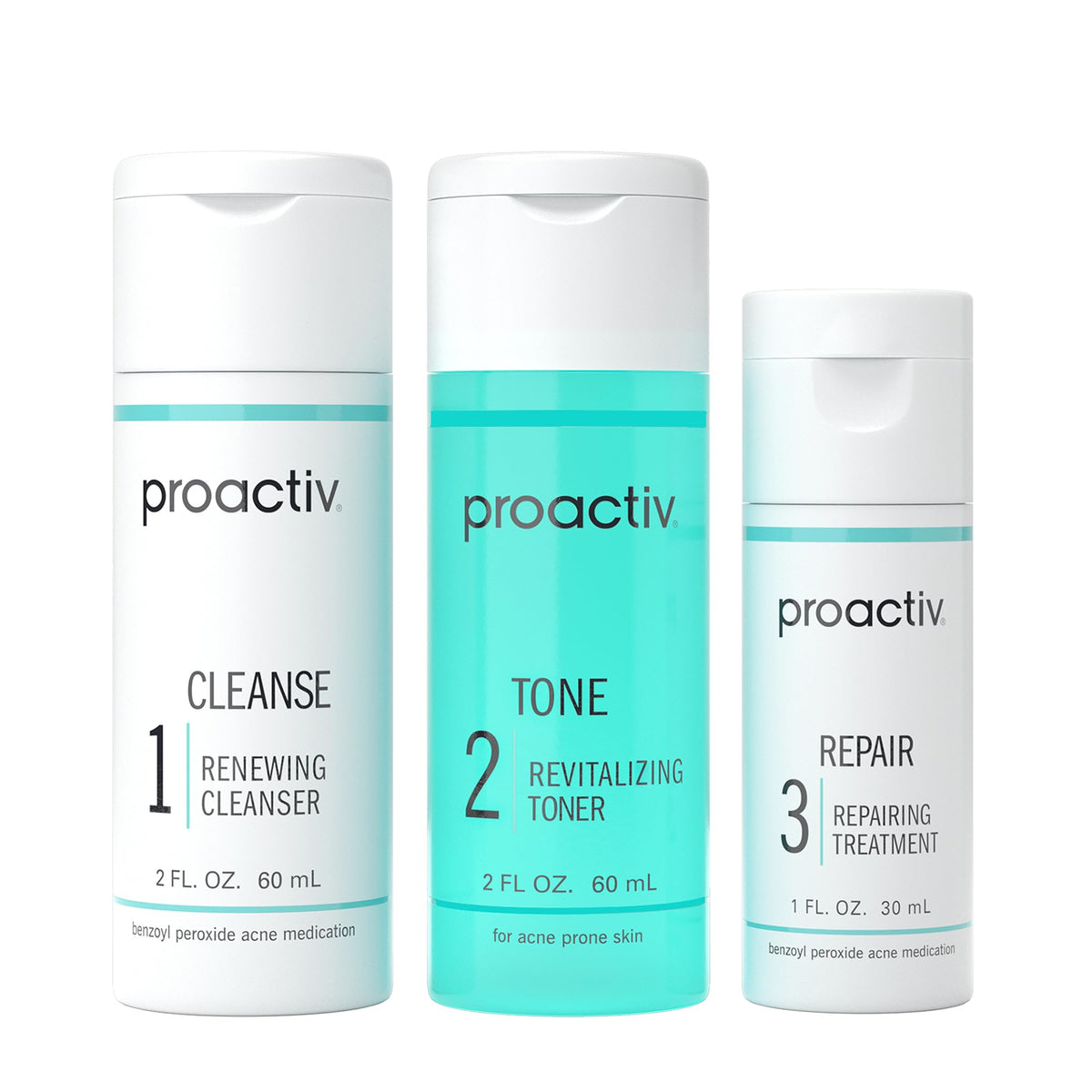 Proactiv Solution Acne Treatment Kit, Original 3-Step Face Routine, 60-Day