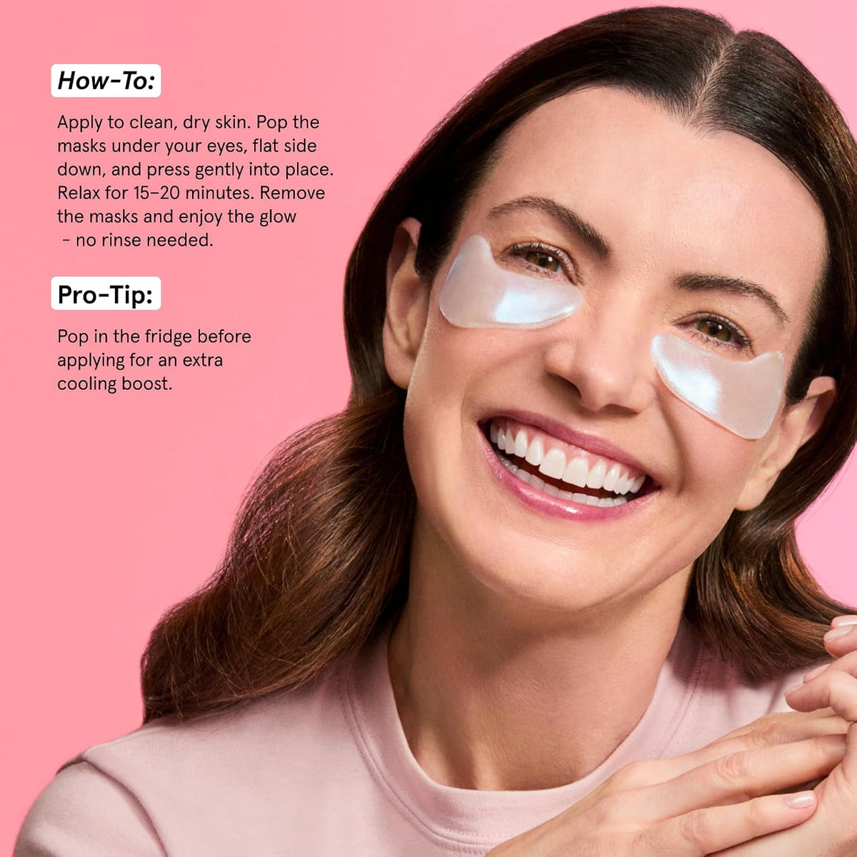 grace & stella Peptide Under Eye Patches with Niacinamide & Rice Extract