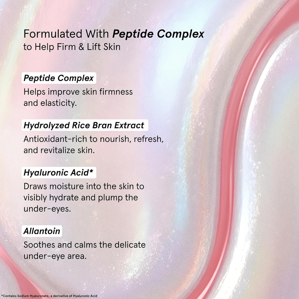 grace & stella Peptide Under Eye Patches with Niacinamide & Rice Extract
