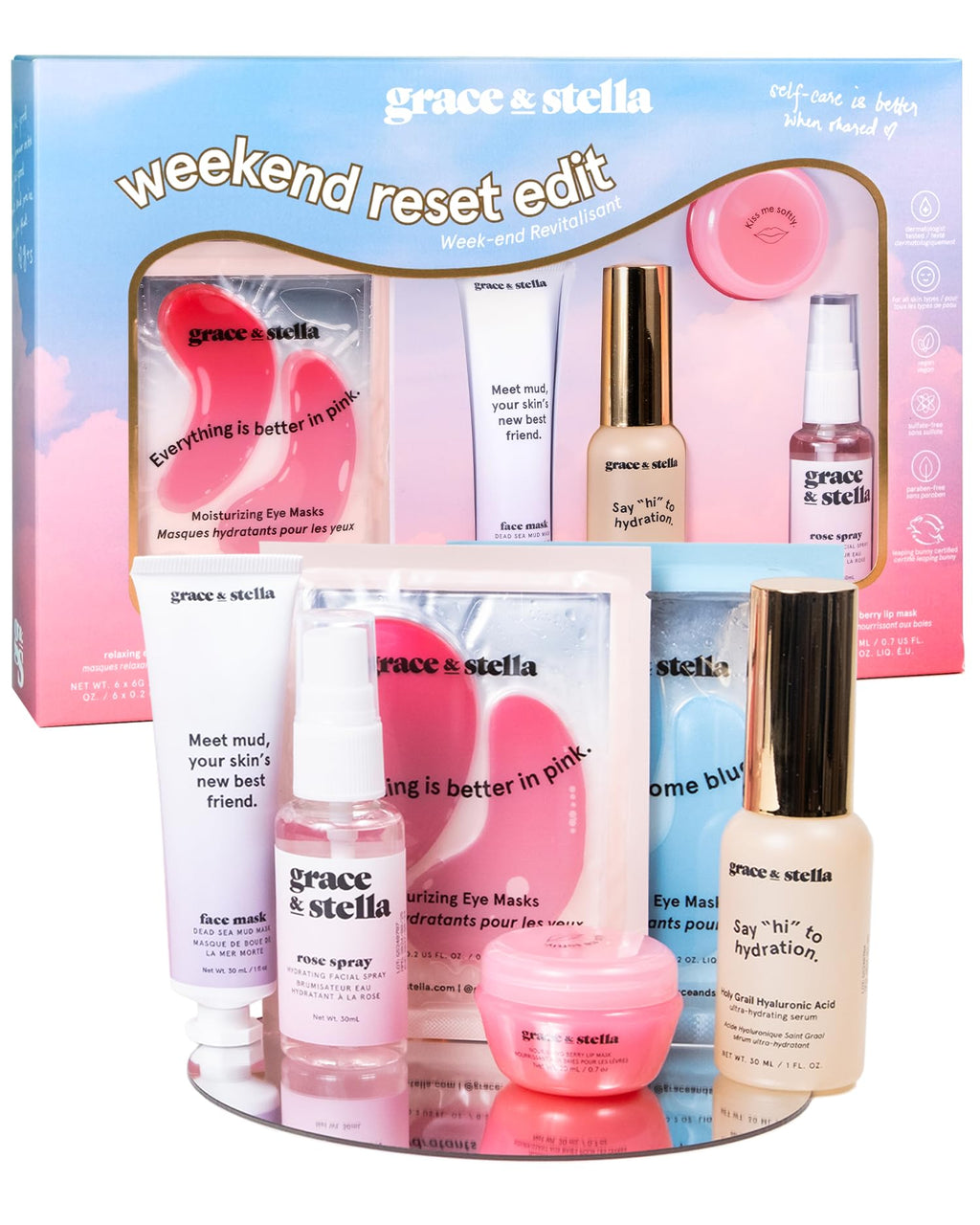grace & stella Award-Winning Skin Care Set - Gifts for Women