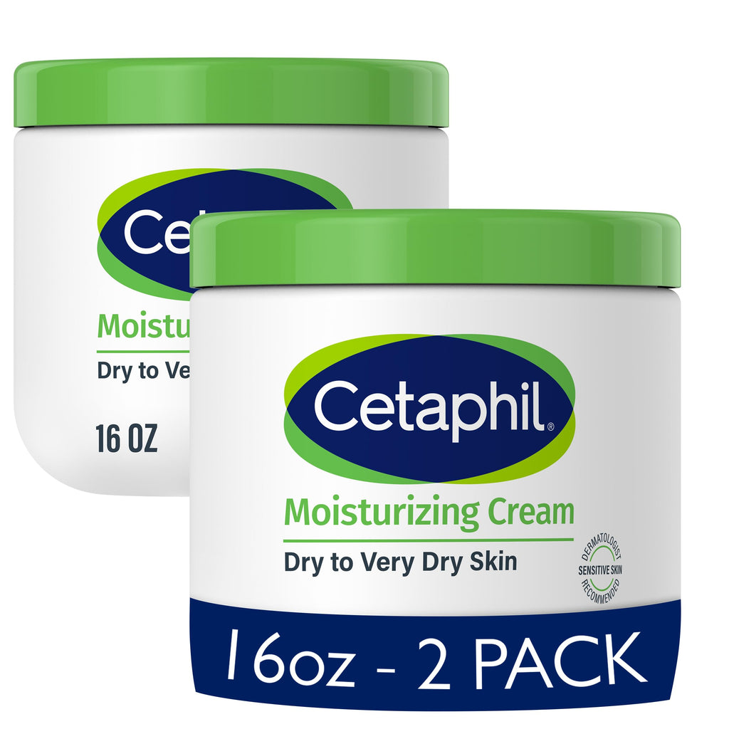 Cetaphil Moisturizing Cream, Sensitive, Dry Skin, Fragrance Free, 1oz, 12ct