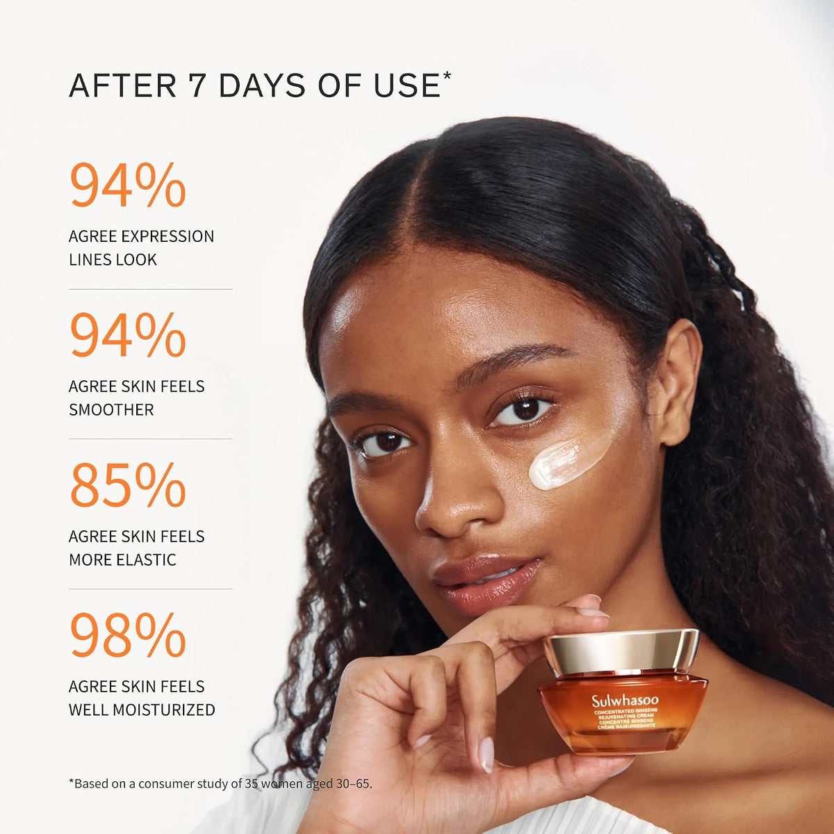 Sulwhasoo Concentrated Ginseng Rejuvenating Cream | Anti-Aging Korean Moisturizer | With Ginseng, Peptides & Squalane | Firms & Reduces Wrinkles | Hydrating Face Cream for All Skin Types
