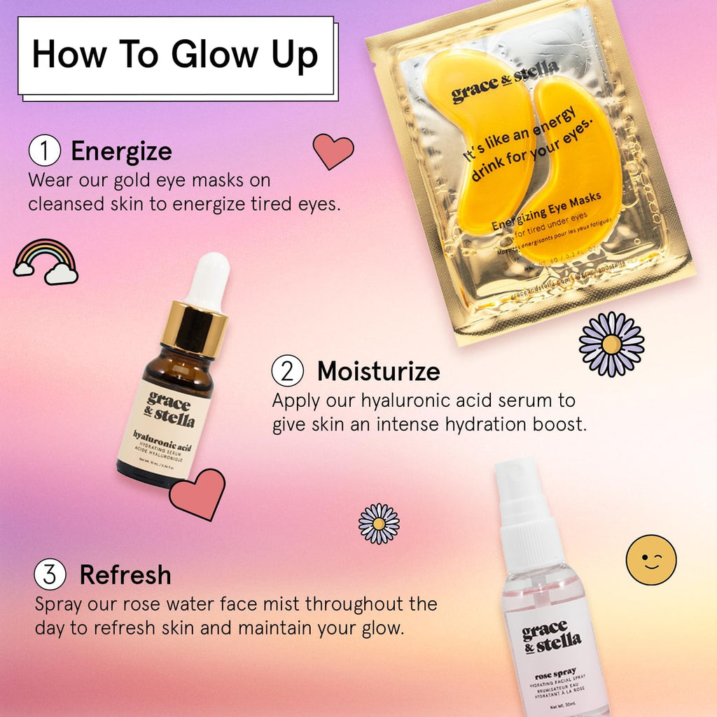 grace & stella Award-Winning Skin Care Set - Gifts for Women