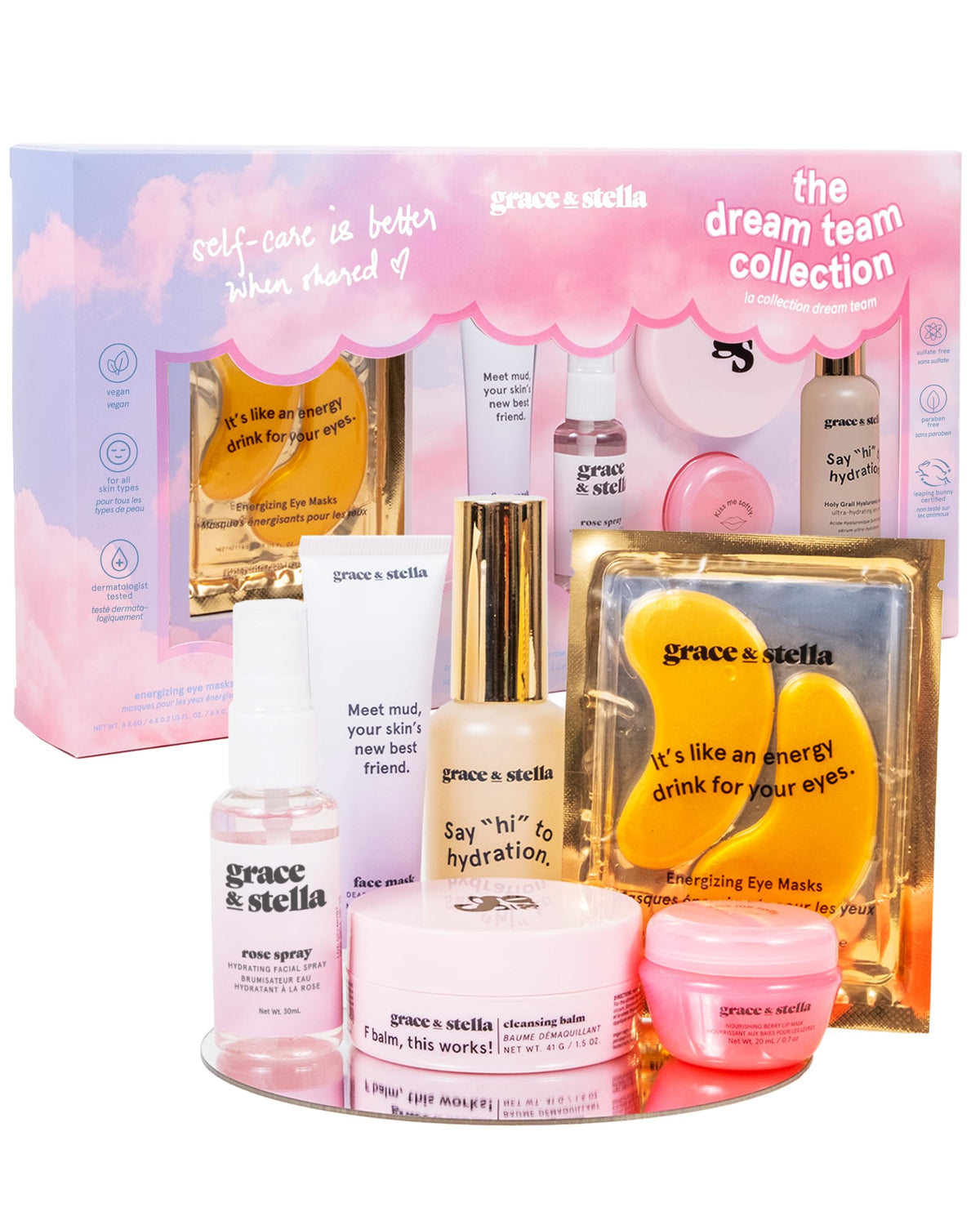 grace & stella Award-Winning Skin Care Set - Gifts for Women